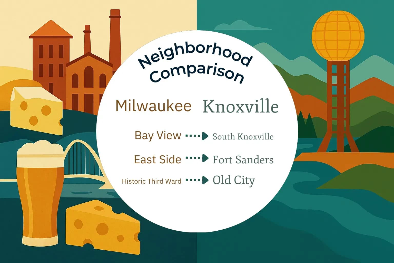 Milwaukee vs Knoxville Neighborhood Comparison