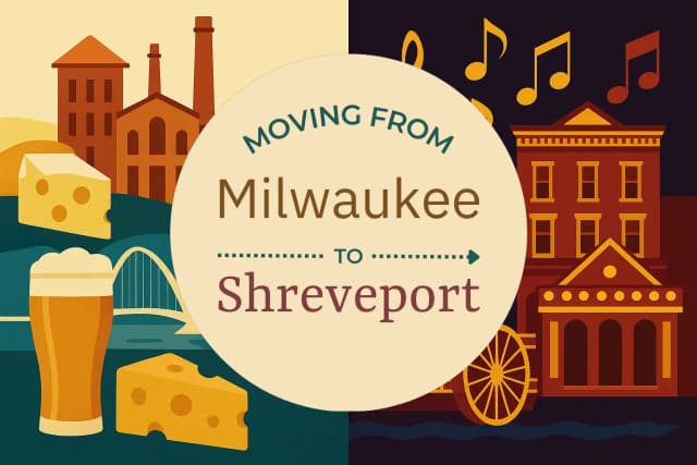 Moving from Milwaukee to Shreveport