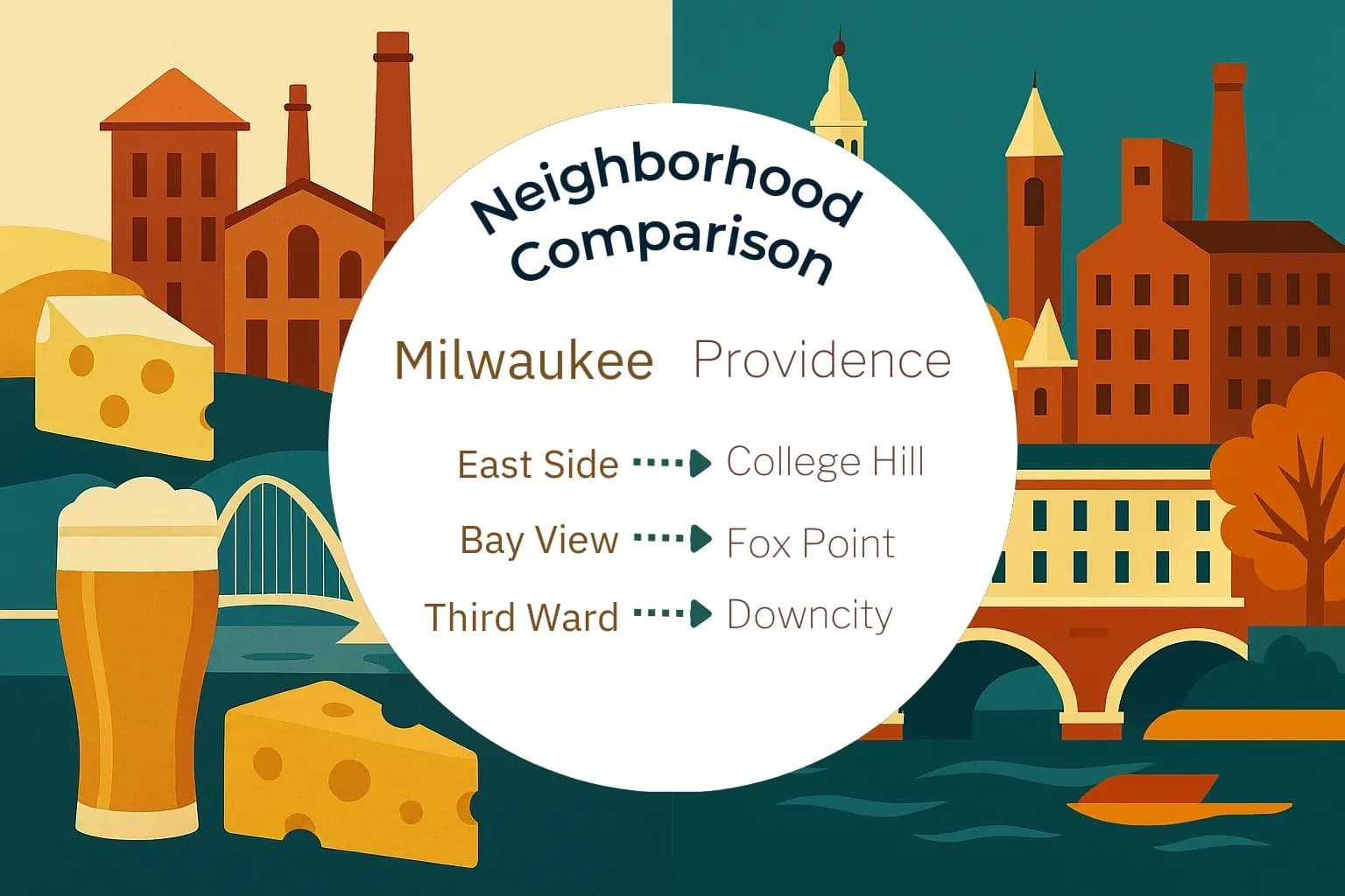 Milwaukee vs Providence Neighborhood Comparison