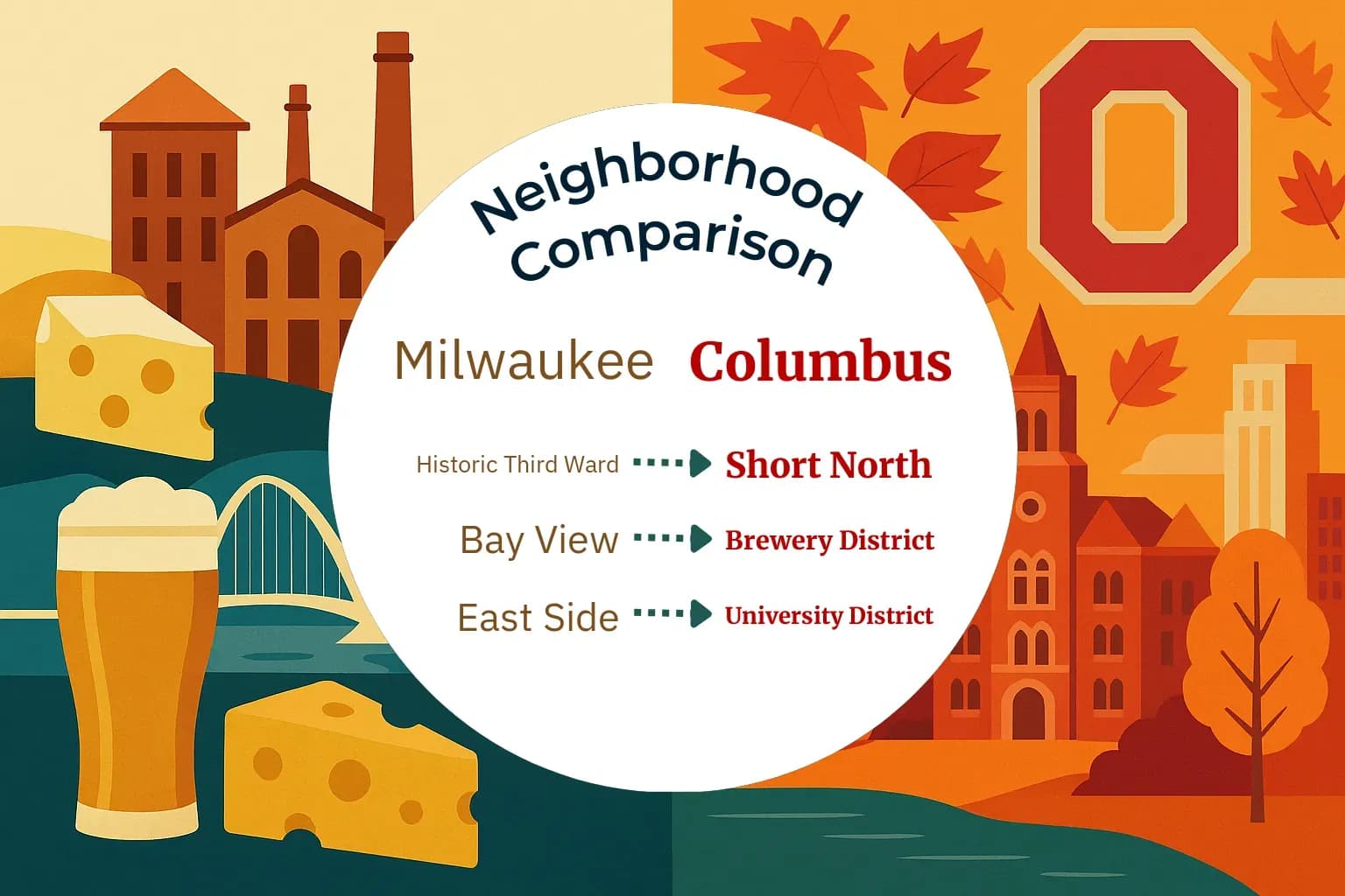 Milwaukee vs Columbus Neighborhood Comparison