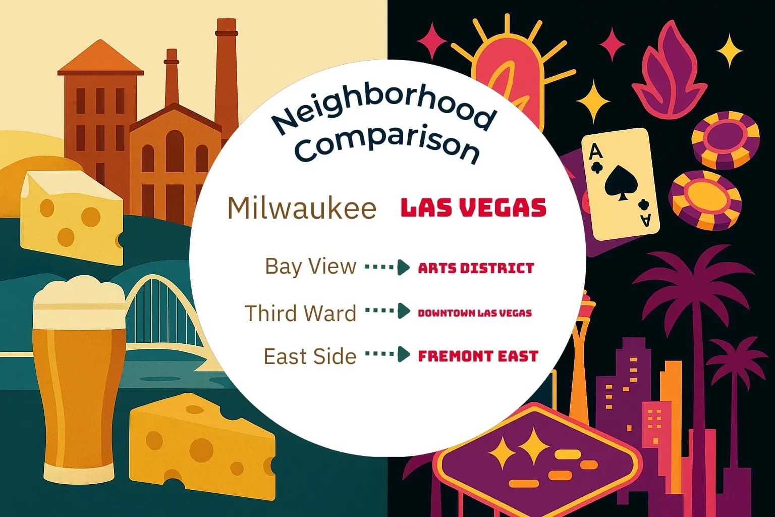 Milwaukee vs Las Vegas Neighborhood Comparison