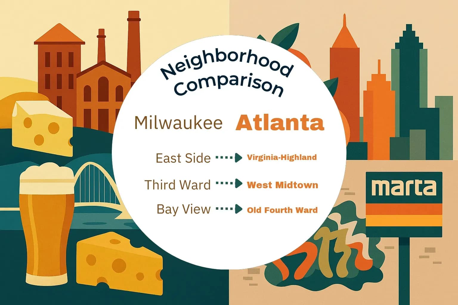 Milwaukee vs Atlanta Neighborhood Comparison