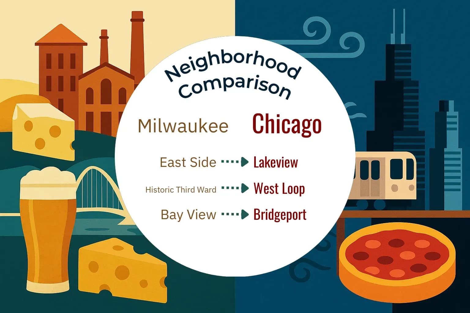 Milwaukee vs Chicago Neighborhood Comparison