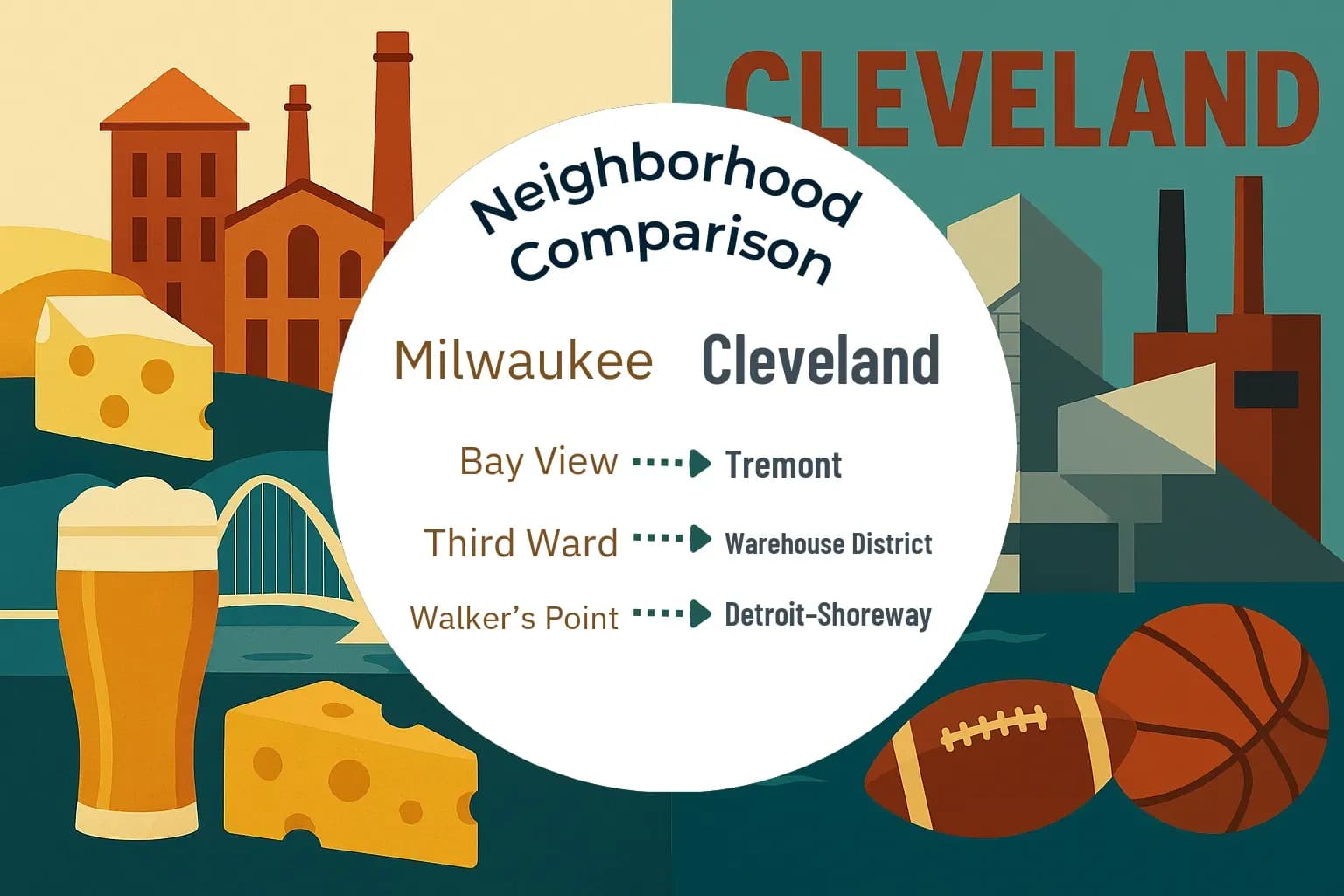 Milwaukee vs Cleveland Neighborhood Comparison