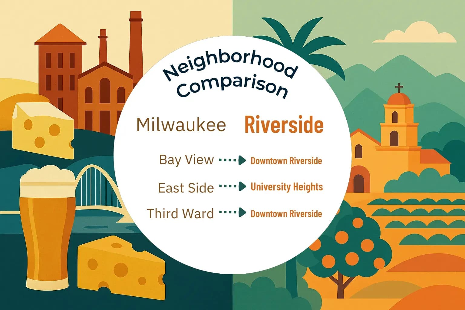 Milwaukee vs Riverside Neighborhood Comparison