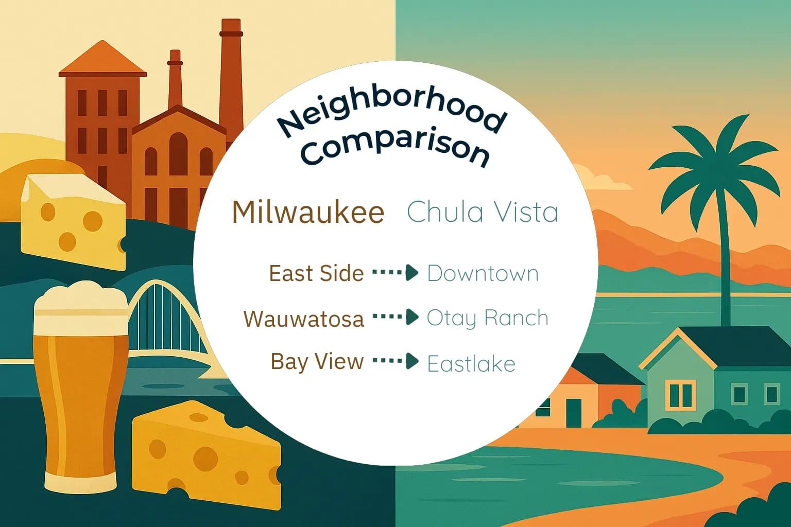 Milwaukee vs Chula Vista Neighborhood Comparison