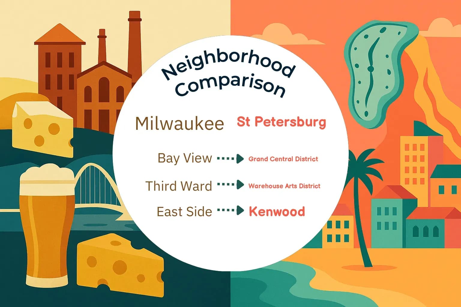 Milwaukee vs St. Petersburg Neighborhood Comparison