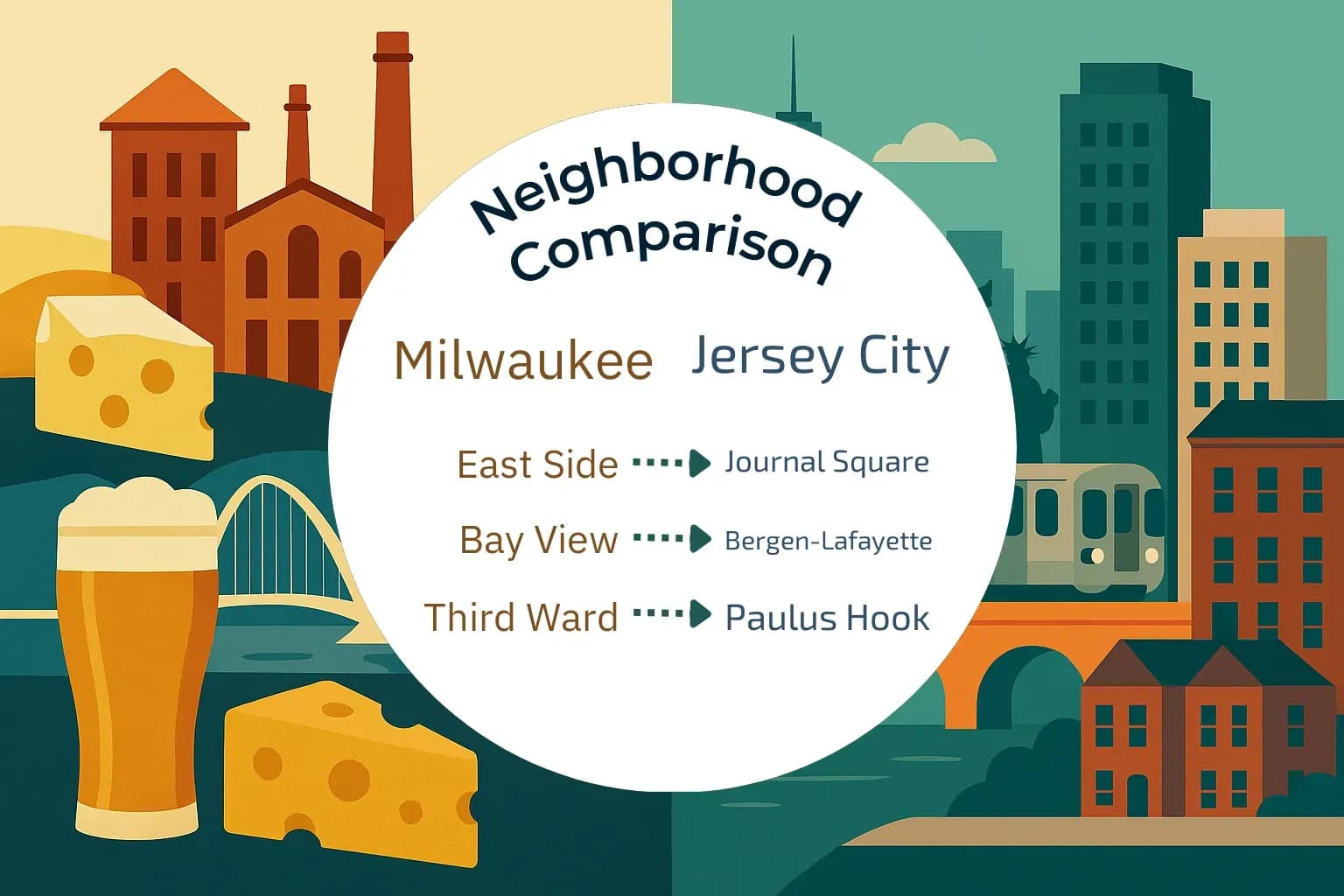Milwaukee vs Jersey City Neighborhood Comparison