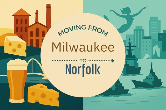 Moving from Milwaukee to Norfolk