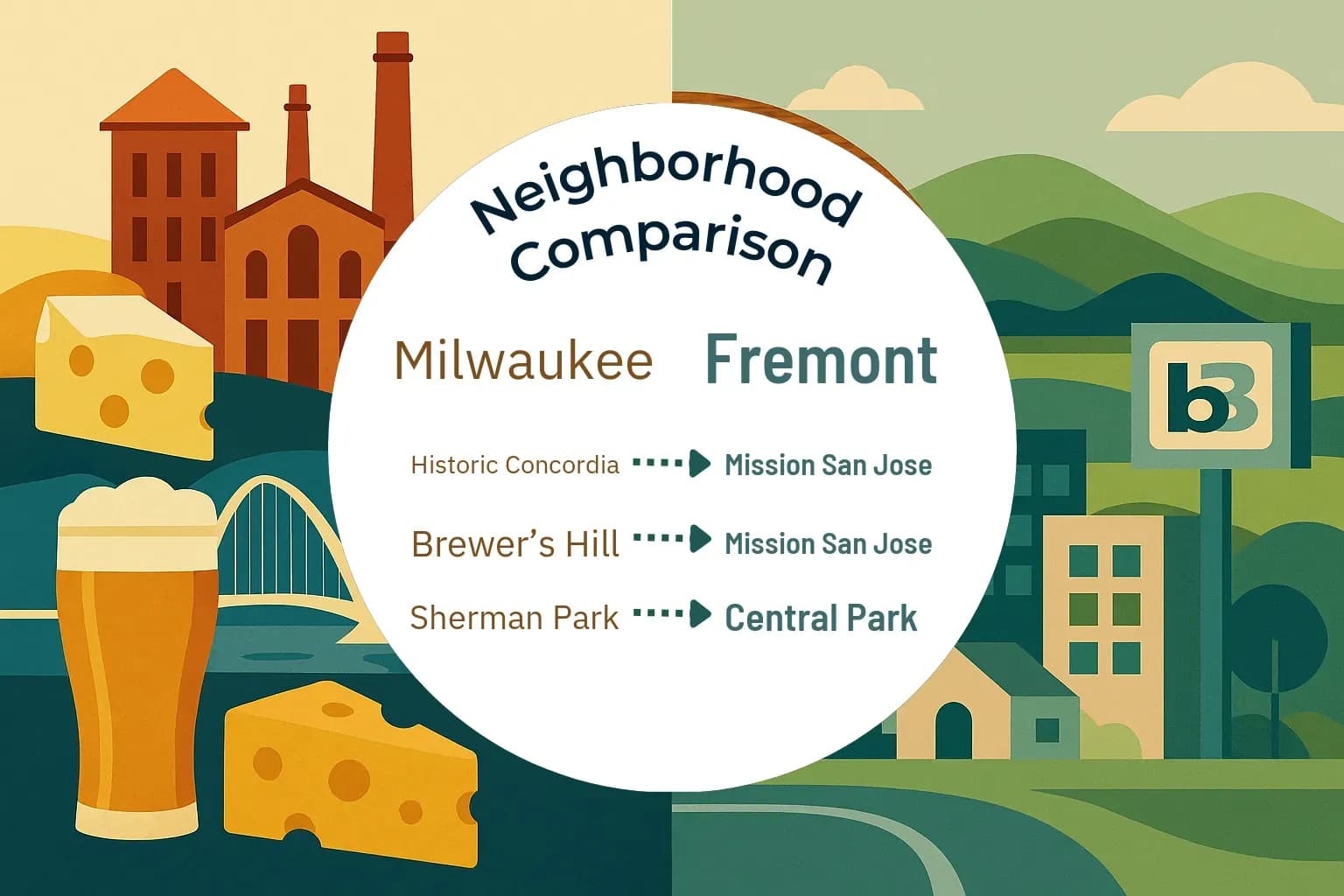 Milwaukee vs Fremont Neighborhood Comparison