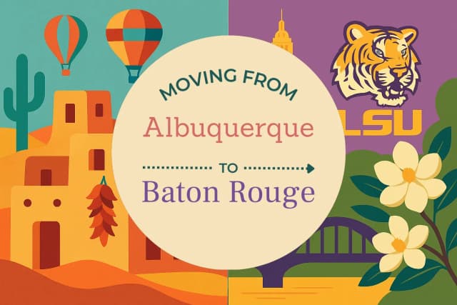 Moving from Albuquerque to Baton Rouge