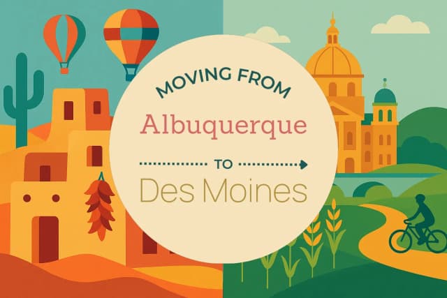 Moving from Albuquerque to Des Moines