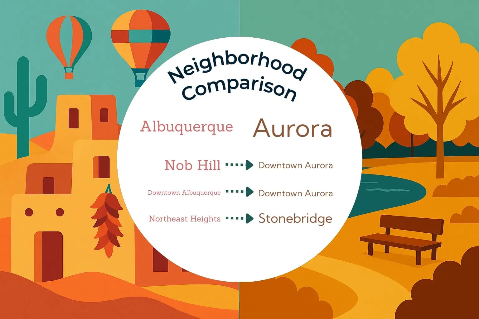 Albuquerque vs Aurora Neighborhood Comparison