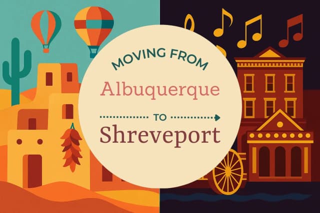 Moving from Albuquerque to Shreveport