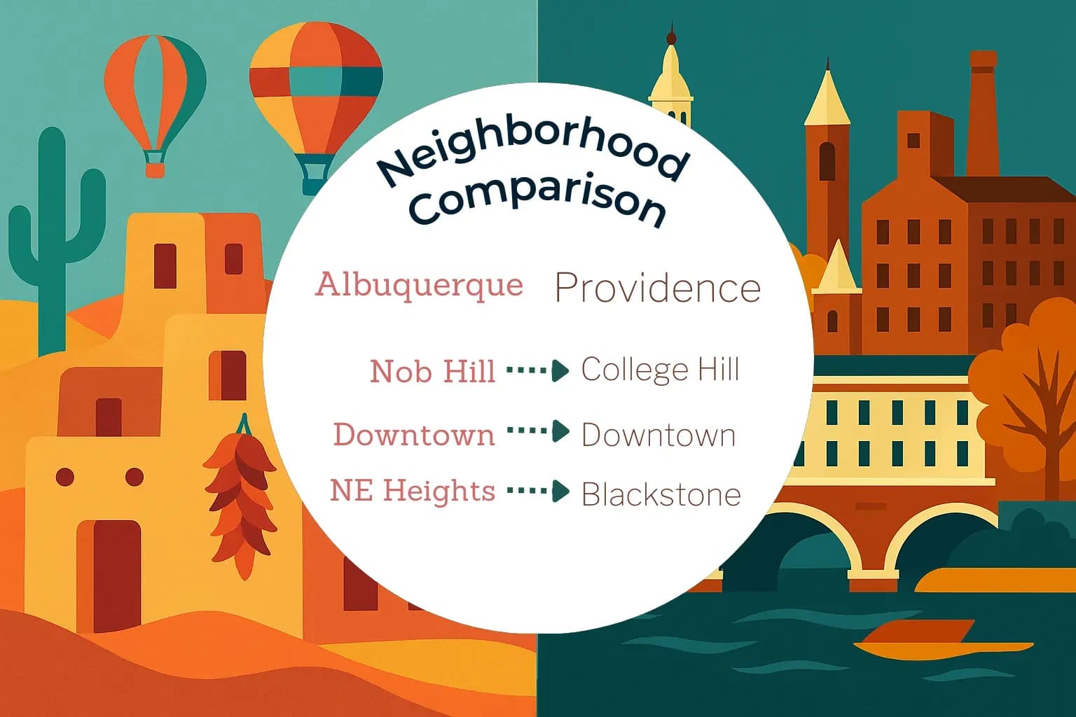 Albuquerque vs Providence Neighborhood Comparison