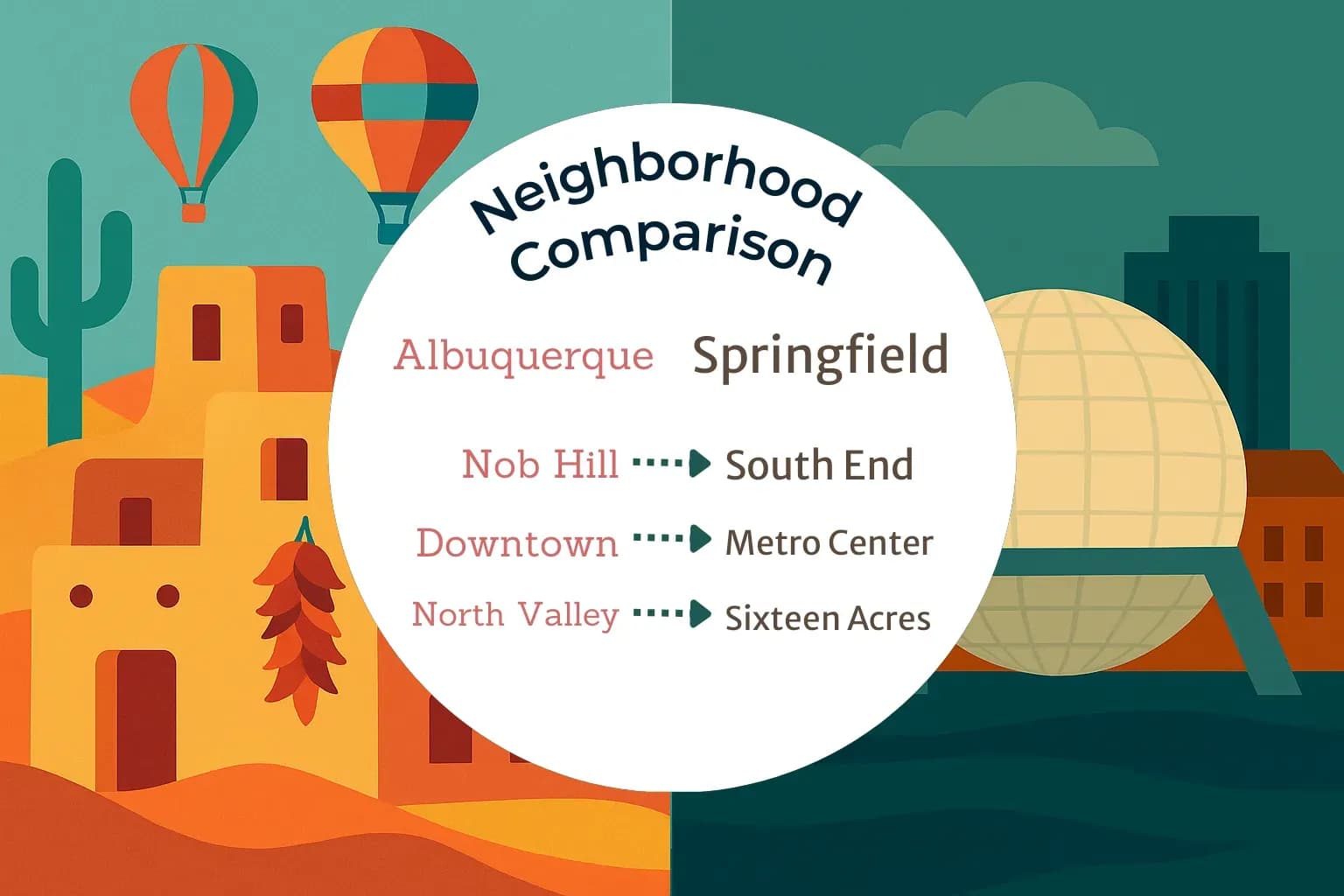 Albuquerque vs Springfield Neighborhood Comparison