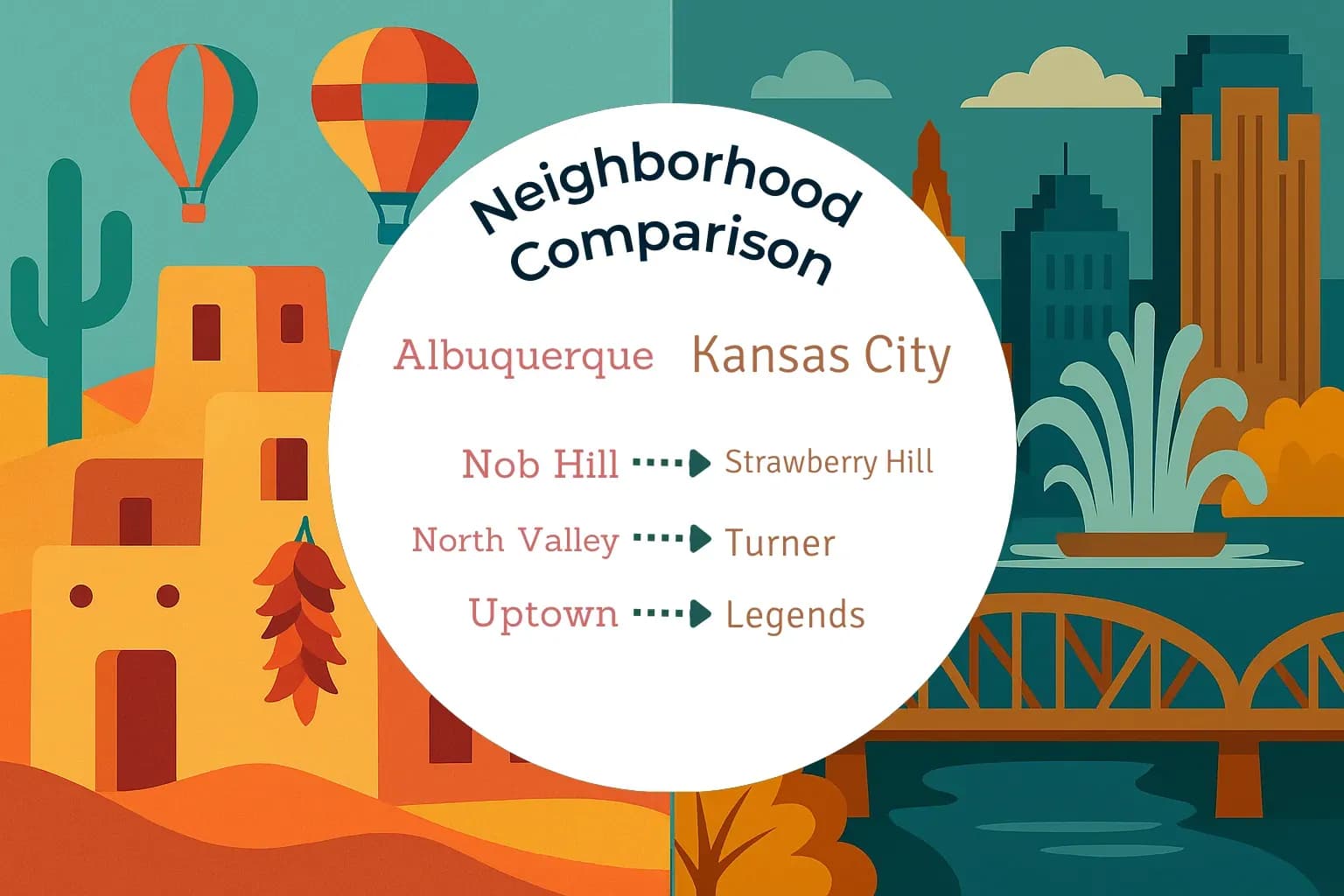 Albuquerque vs Kansas City Neighborhood Comparison
