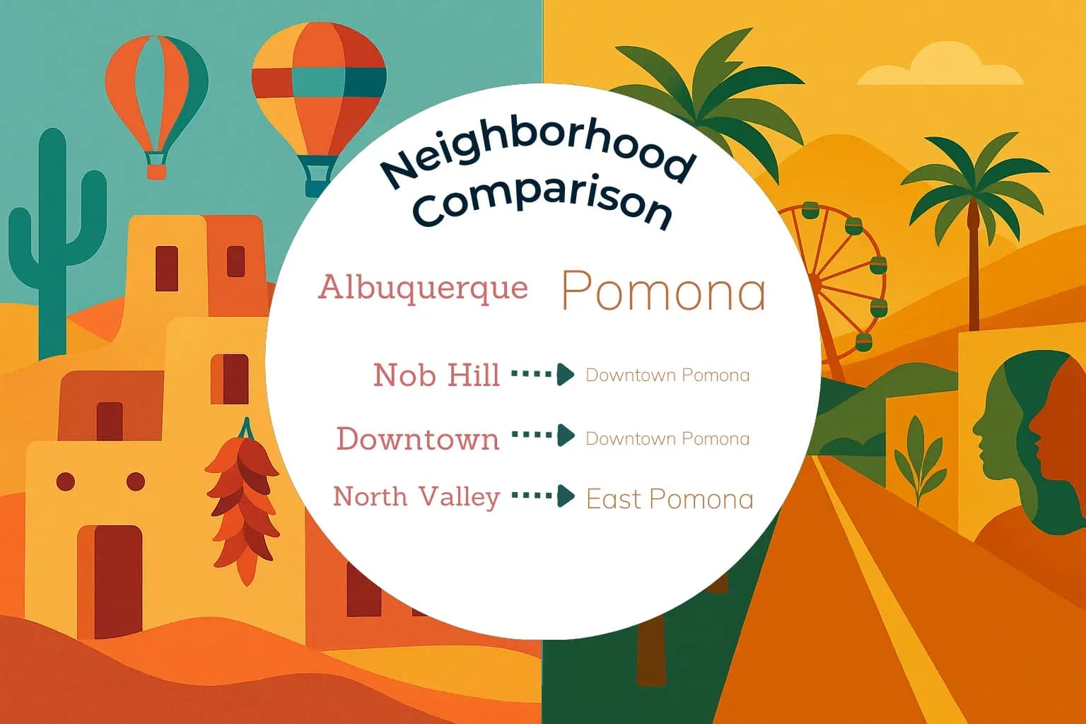 Albuquerque vs Pomona Neighborhood Comparison
