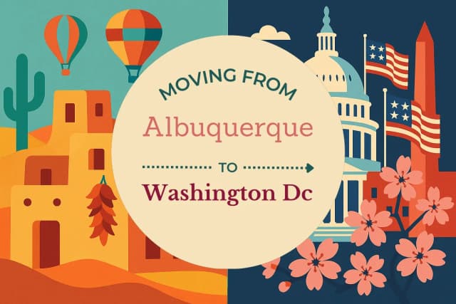 Moving from Albuquerque to Washington DC