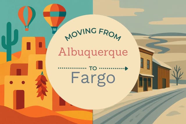 Moving from Albuquerque to Fargo