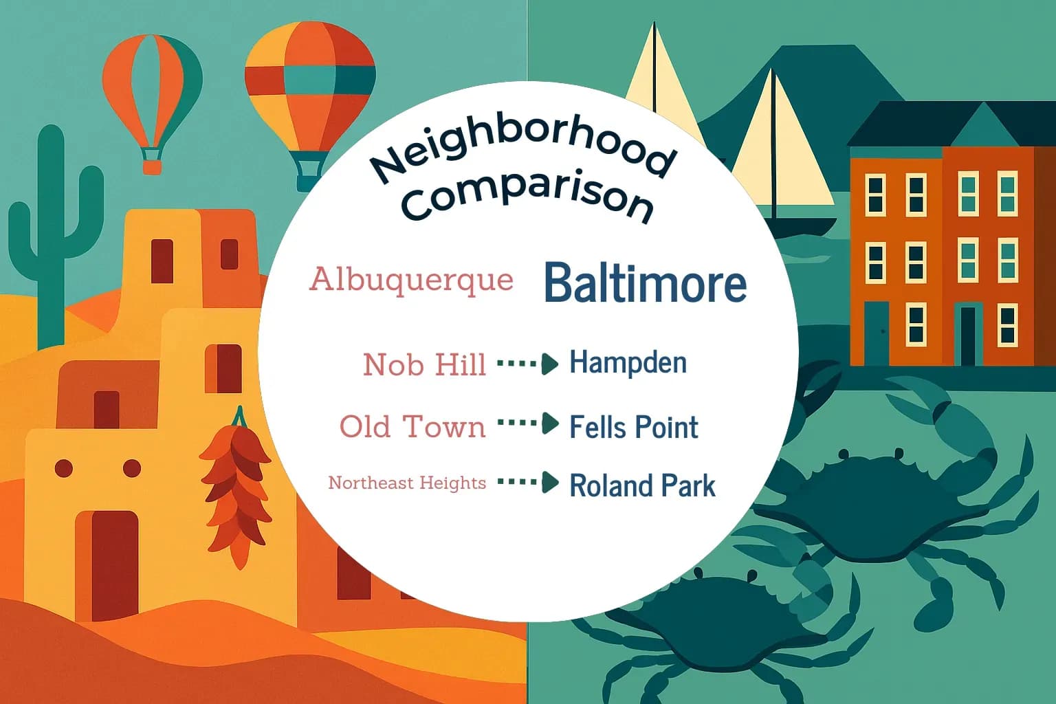 Albuquerque vs Baltimore Neighborhood Comparison