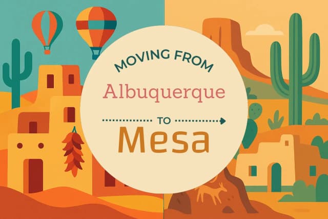 Moving from Albuquerque to Mesa