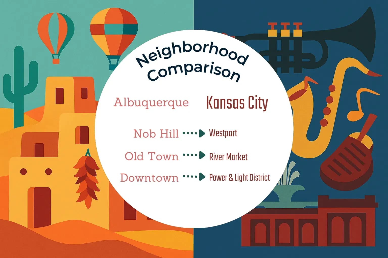 Albuquerque vs Kansas City Neighborhood Comparison