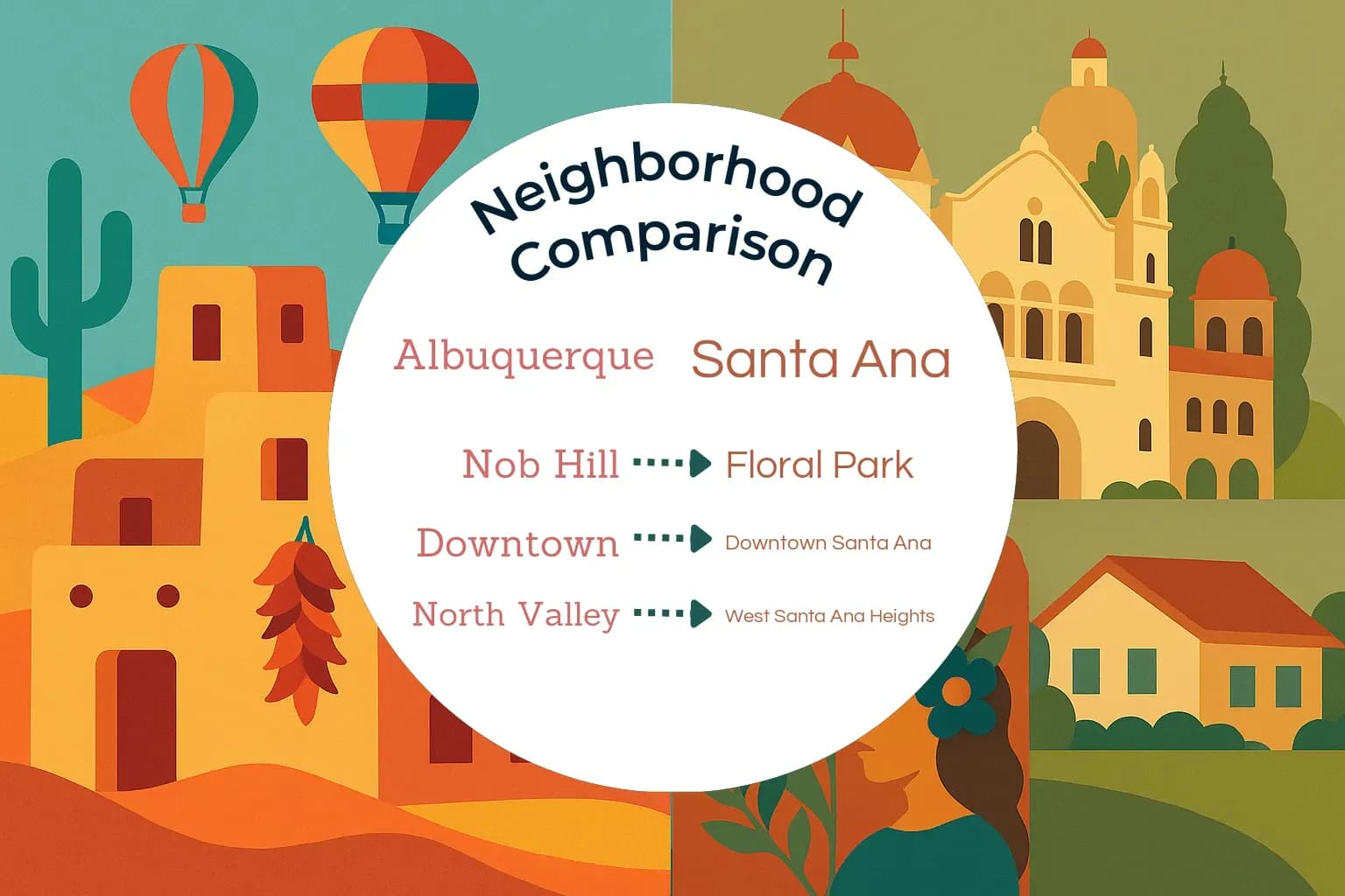 Albuquerque vs Santa Ana Neighborhood Comparison