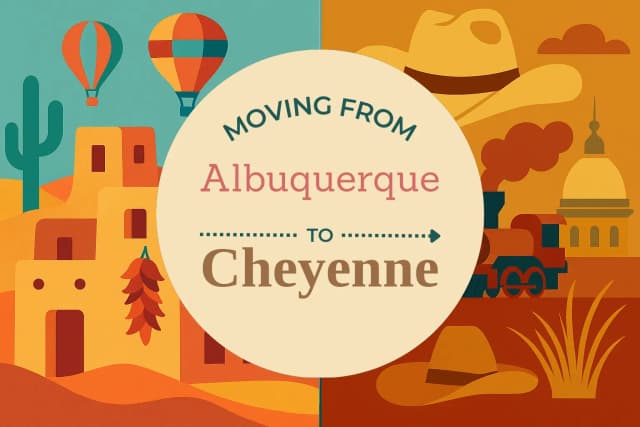 Moving from Albuquerque to Cheyenne