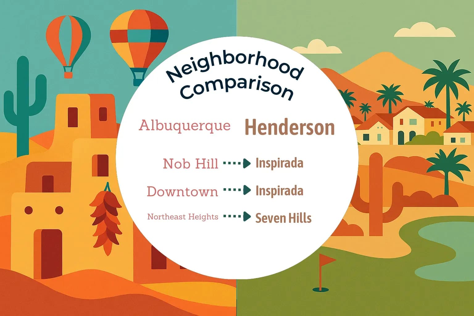 Albuquerque vs Henderson Neighborhood Comparison