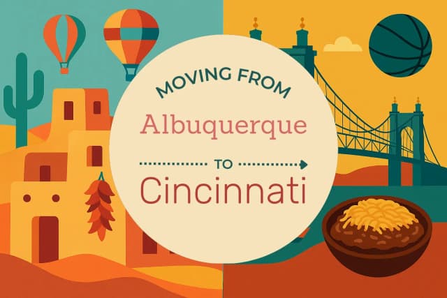 Moving from Albuquerque to Cincinnati