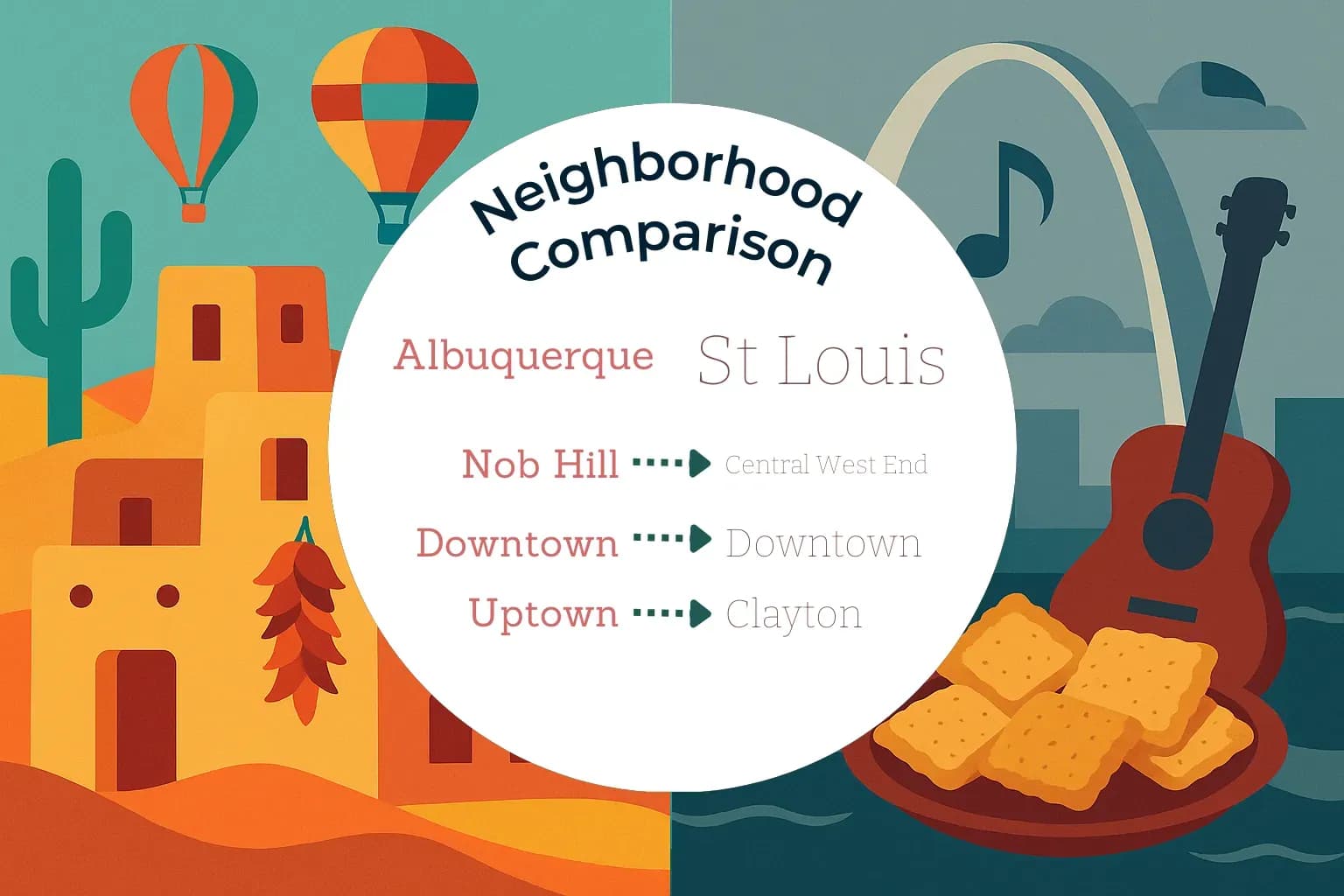 Albuquerque vs St. Louis Neighborhood Comparison