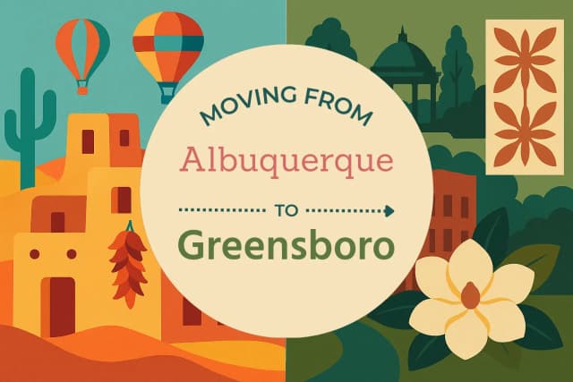Moving from Albuquerque to Greensboro