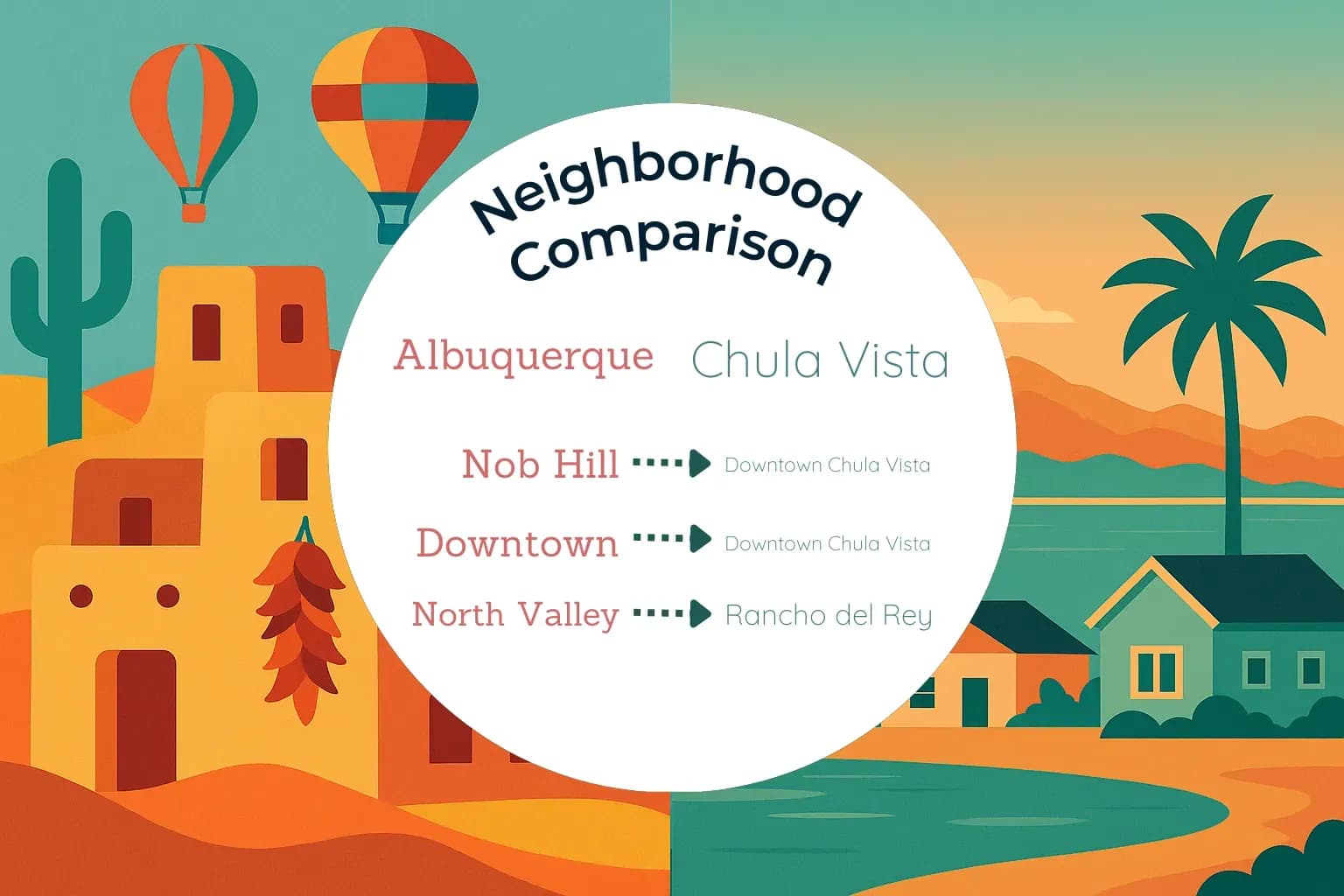 Albuquerque vs Chula Vista Neighborhood Comparison