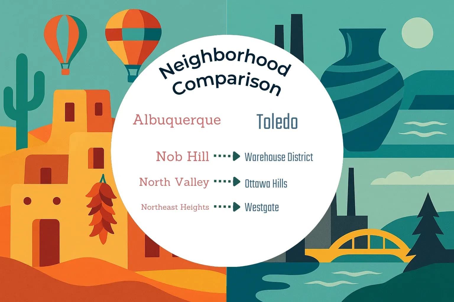 Albuquerque vs Toledo Neighborhood Comparison