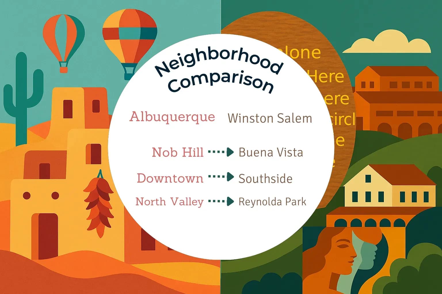 Albuquerque vs Winston Salem Neighborhood Comparison