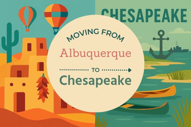 Moving from Albuquerque to Chesapeake
