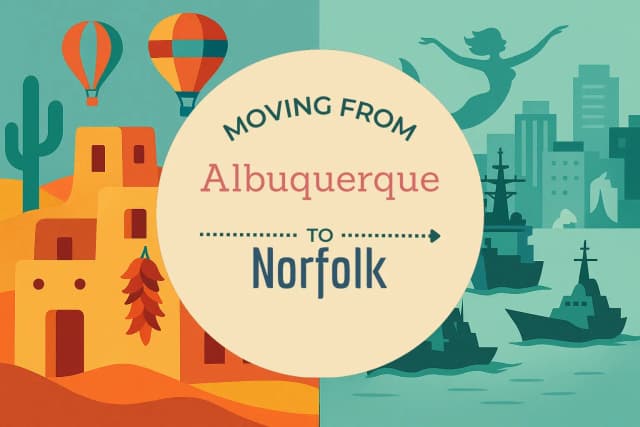 Moving from Albuquerque to Norfolk