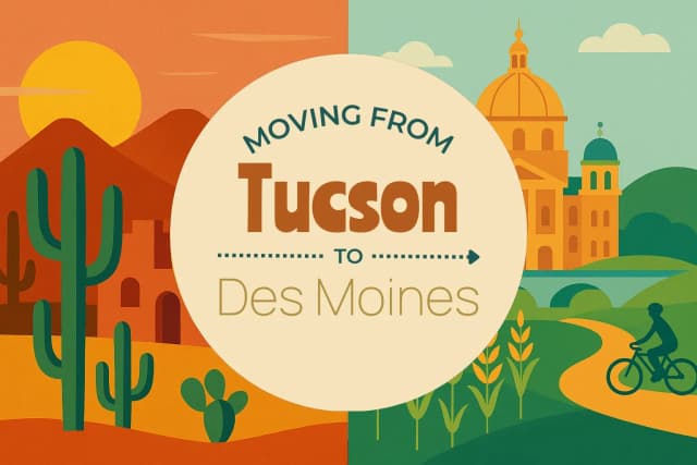 Moving from Tucson to Des Moines