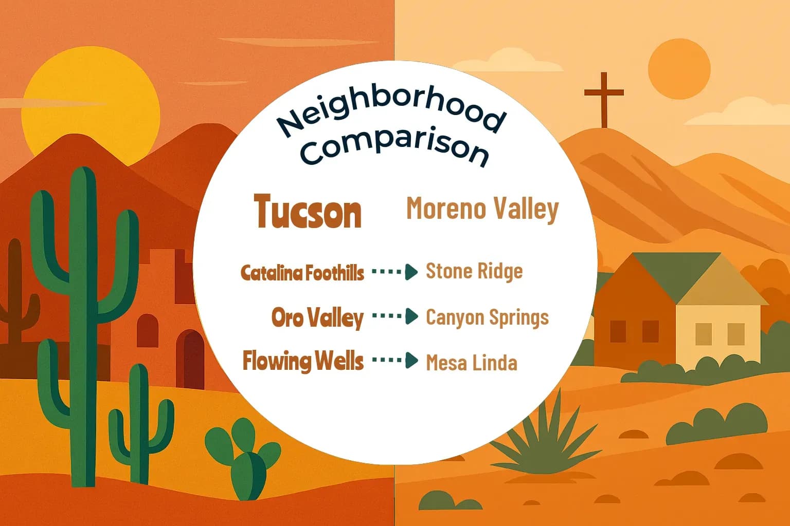Tucson vs Moreno Valley Neighborhood Comparison