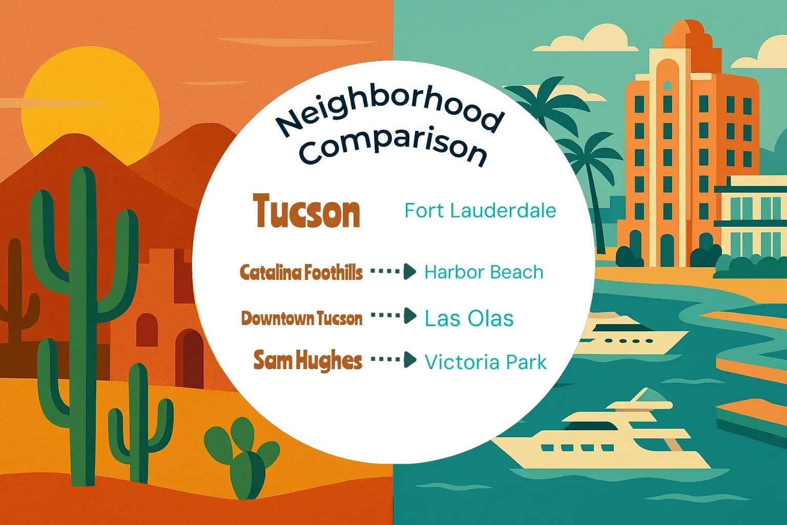 Tucson vs Fort Lauderdale Neighborhood Comparison