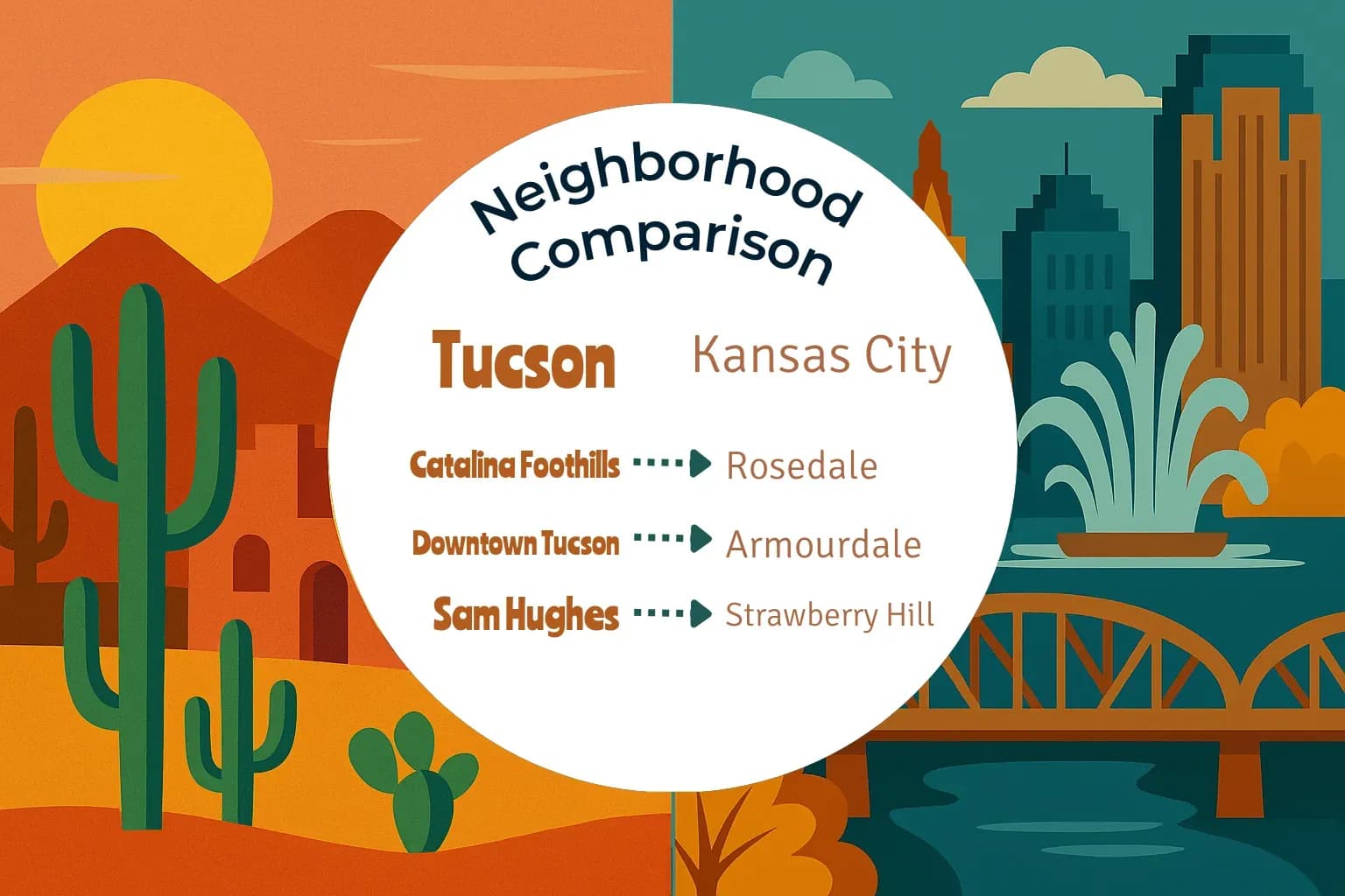 Tucson vs Kansas City Neighborhood Comparison