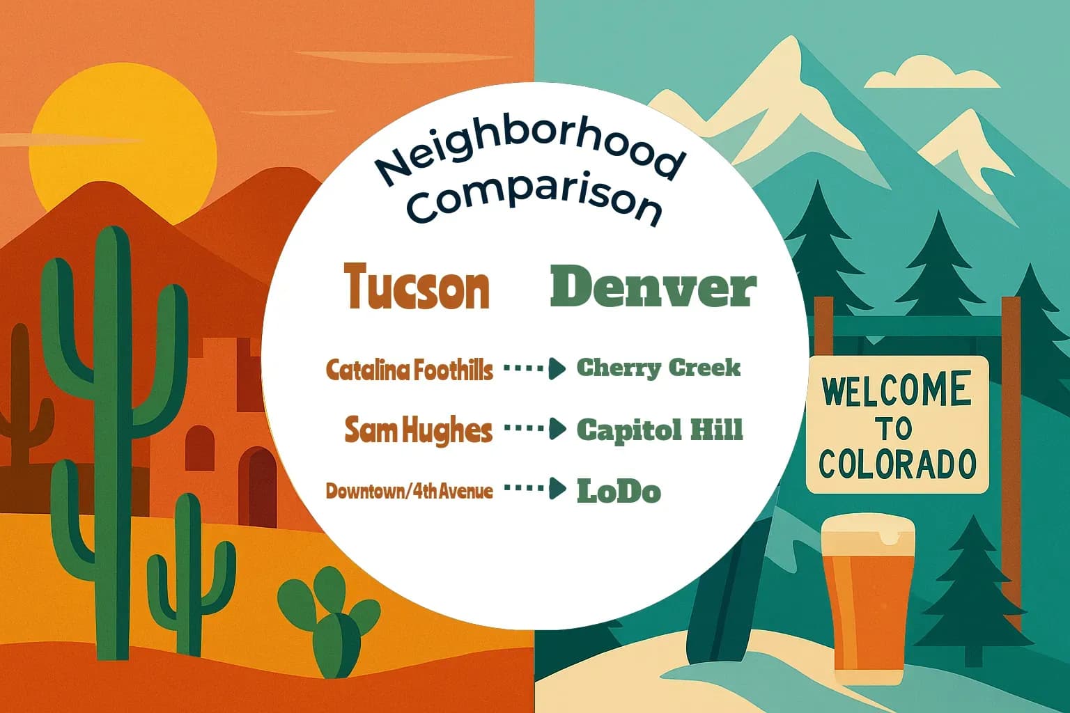 Tucson vs Denver Neighborhood Comparison