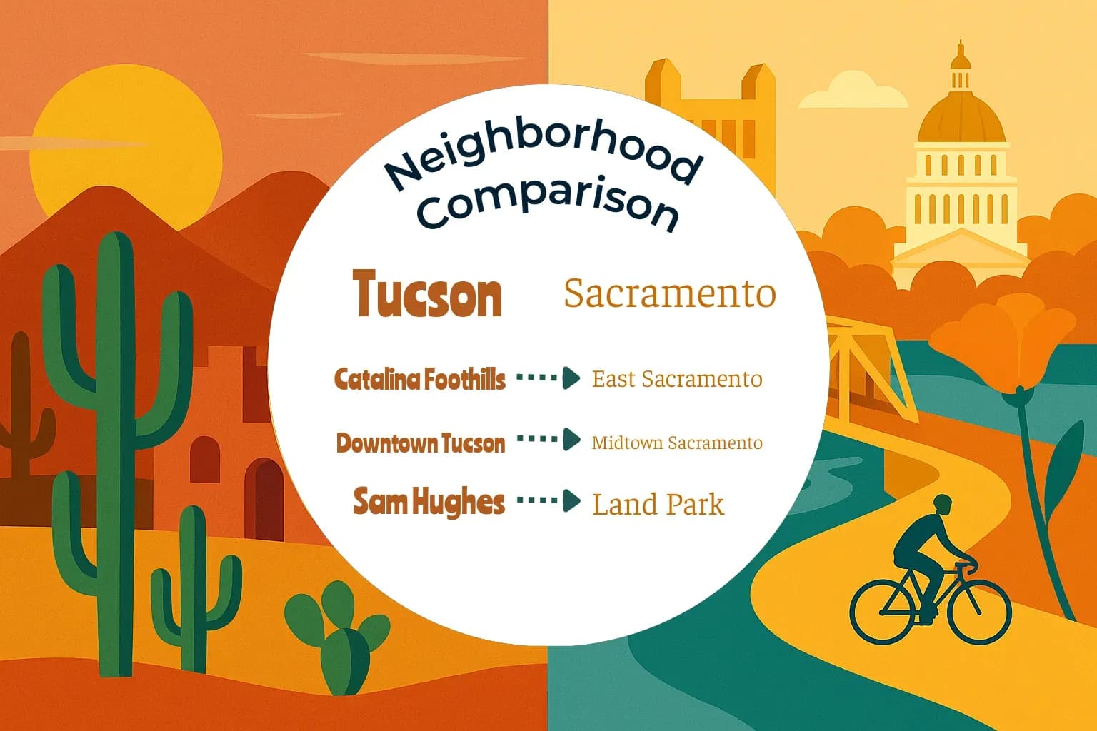 Tucson vs Sacramento Neighborhood Comparison