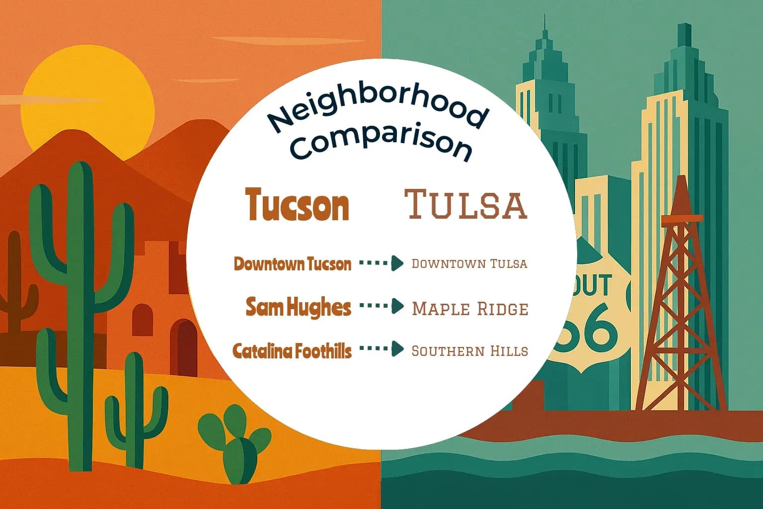 Tucson vs Tulsa Neighborhood Comparison