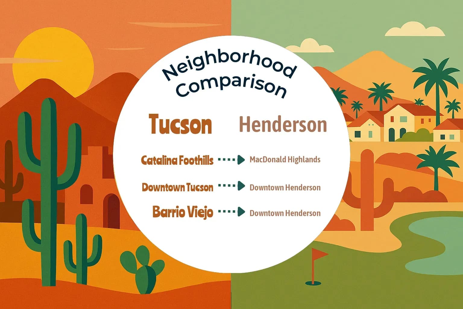 Tucson vs Henderson Neighborhood Comparison