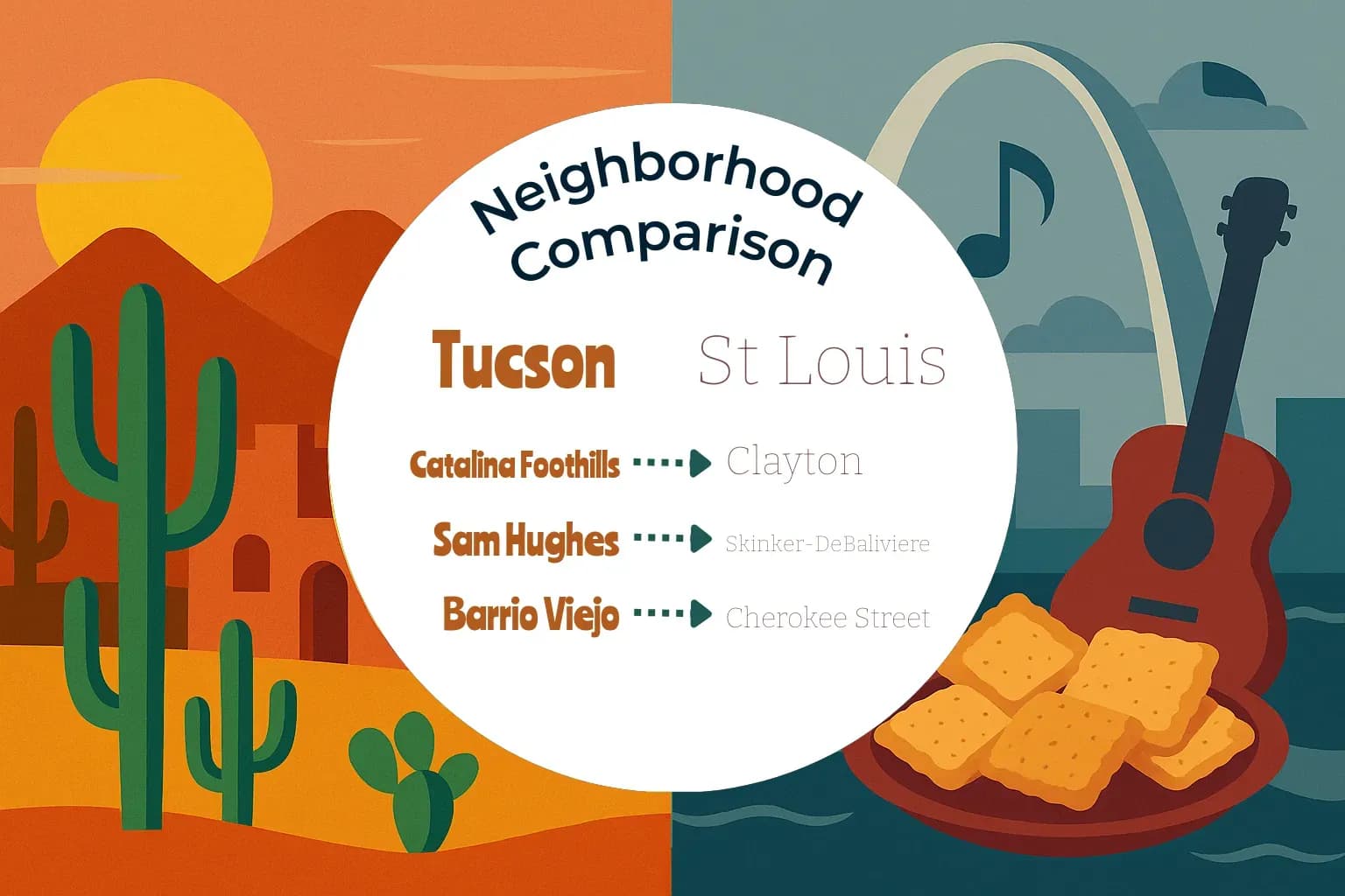 Tucson vs St. Louis Neighborhood Comparison