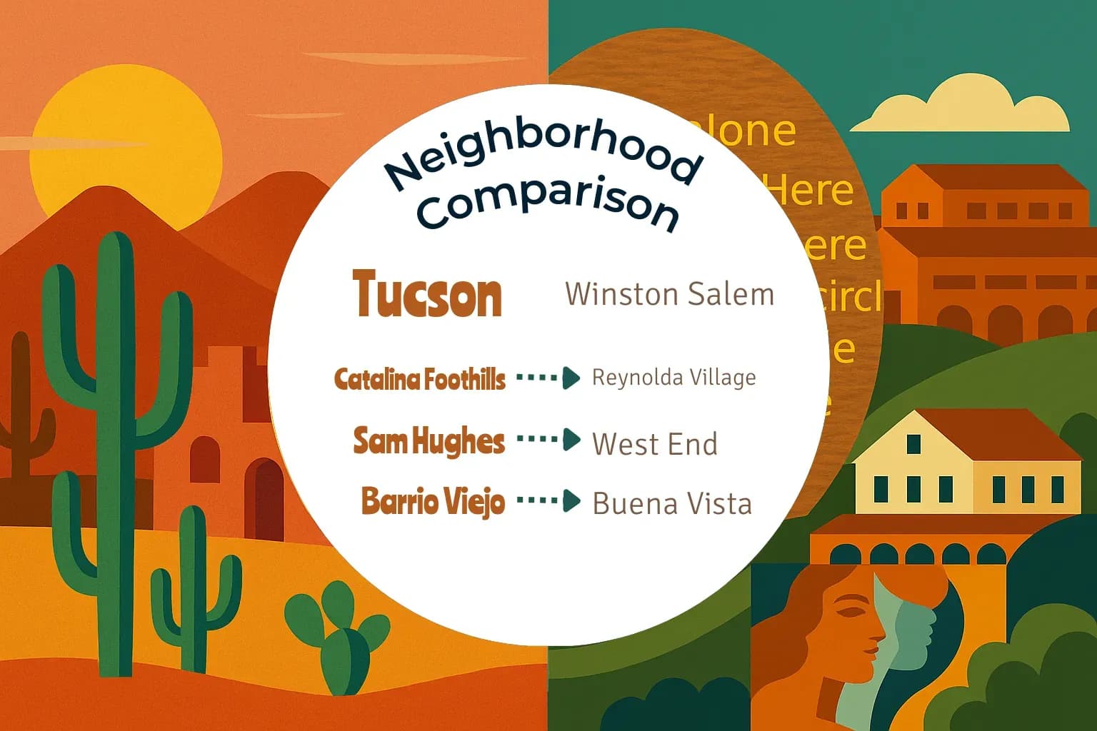 Tucson vs Winston Salem Neighborhood Comparison
