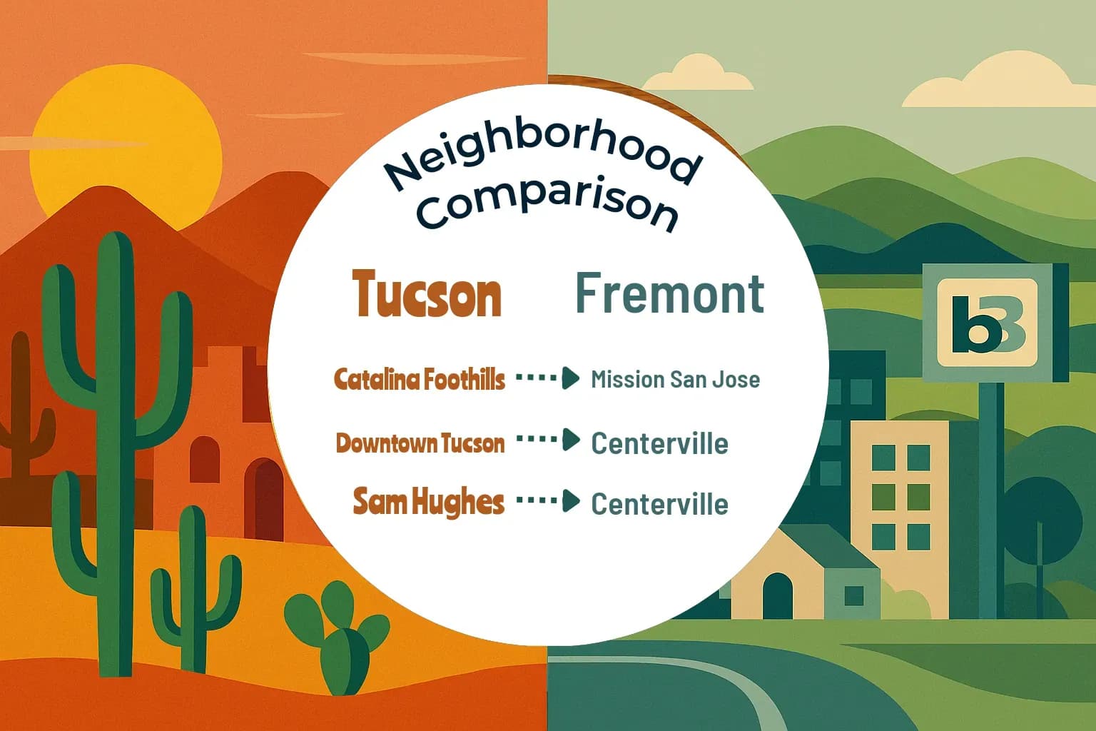 Tucson vs Fremont Neighborhood Comparison