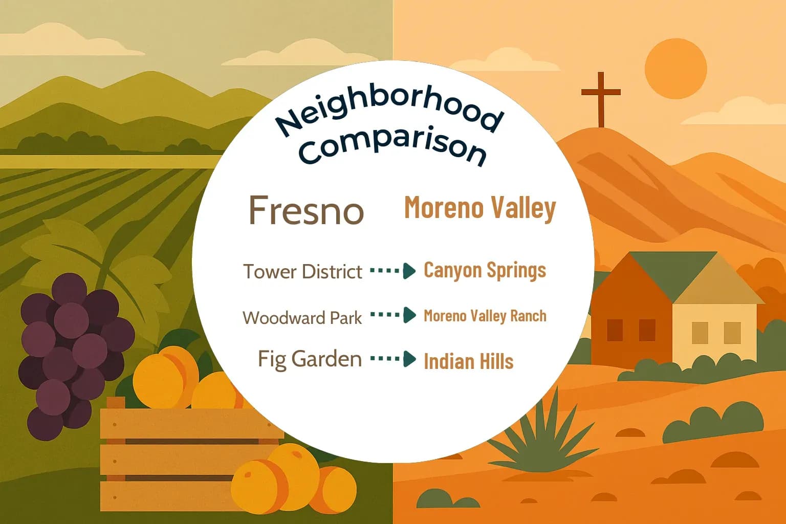 Fresno vs Moreno Valley Neighborhood Comparison